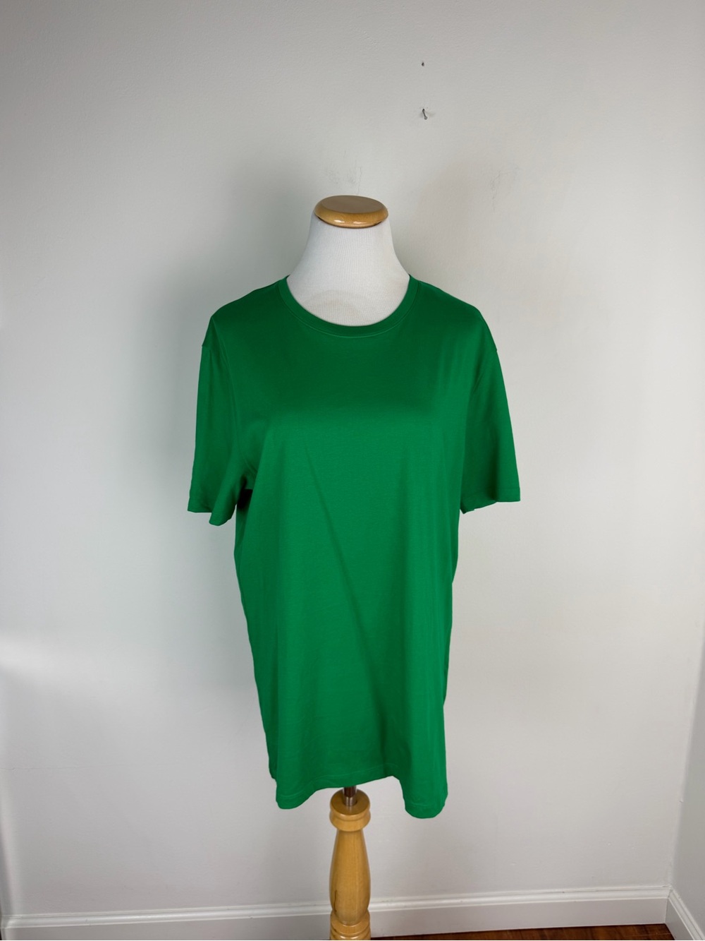 COS Green Crewneck Cotton Short Sleeve T-Shirt Size L
